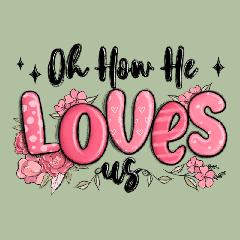 Oh How He Loves Us Urban Hoodie by MaliasSmallBusiness | Teevron
