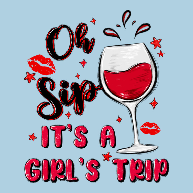 Oh Sip It's A Girl's Trip Premium Hoodie by MaliasSmallBusiness | Teevron