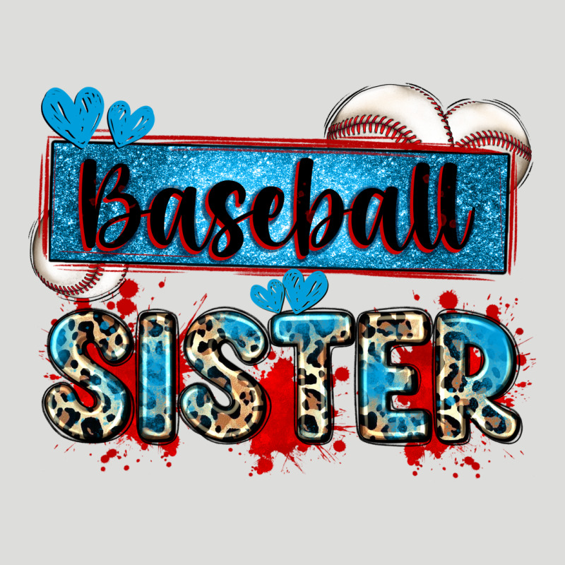 Baseball Sister With Leopard Zipper Hoodie by Zillion Design Studio | Teevron