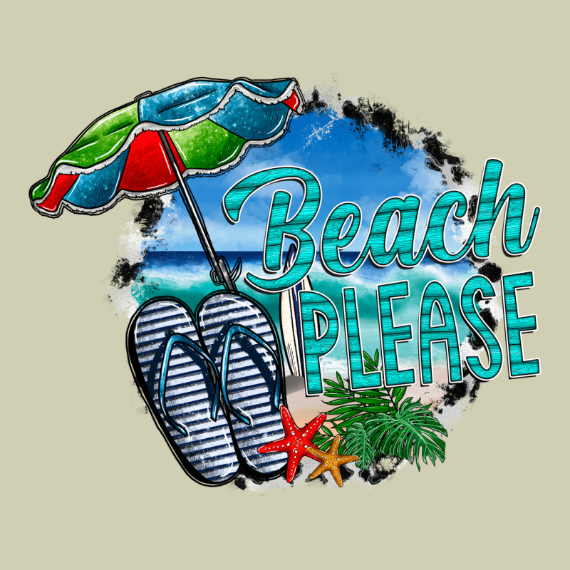 Beach Please Heavy Core Tee by CowhideDigitalArt | Teevron