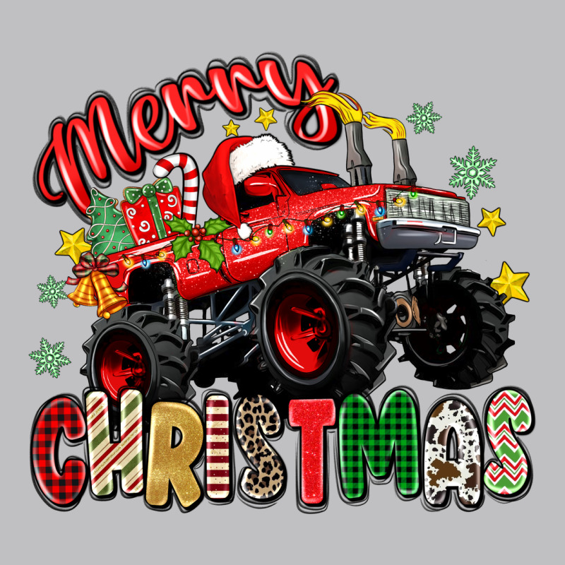 Merry Christmas Truck Long Sleeve Tee by Zillion Design Studio | Teevron