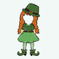Leprechaun Girl Faceless Premium Hoodie | Teevron