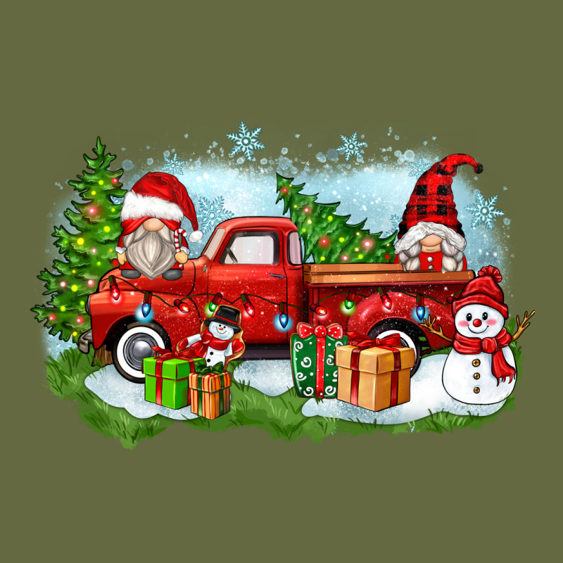 Christmas Gnomes Truck Long Sleeve Tee by Zillion Design Studio | Teevron