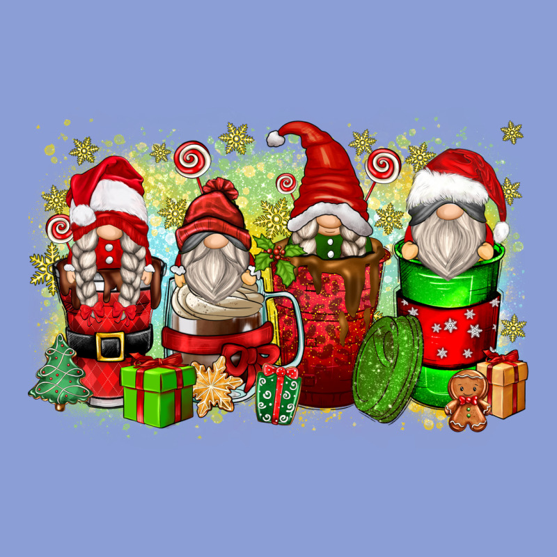 Christmas Gnome Coffee Cups Long Sleeve Tee by Zillion Design Studio | Teevron
