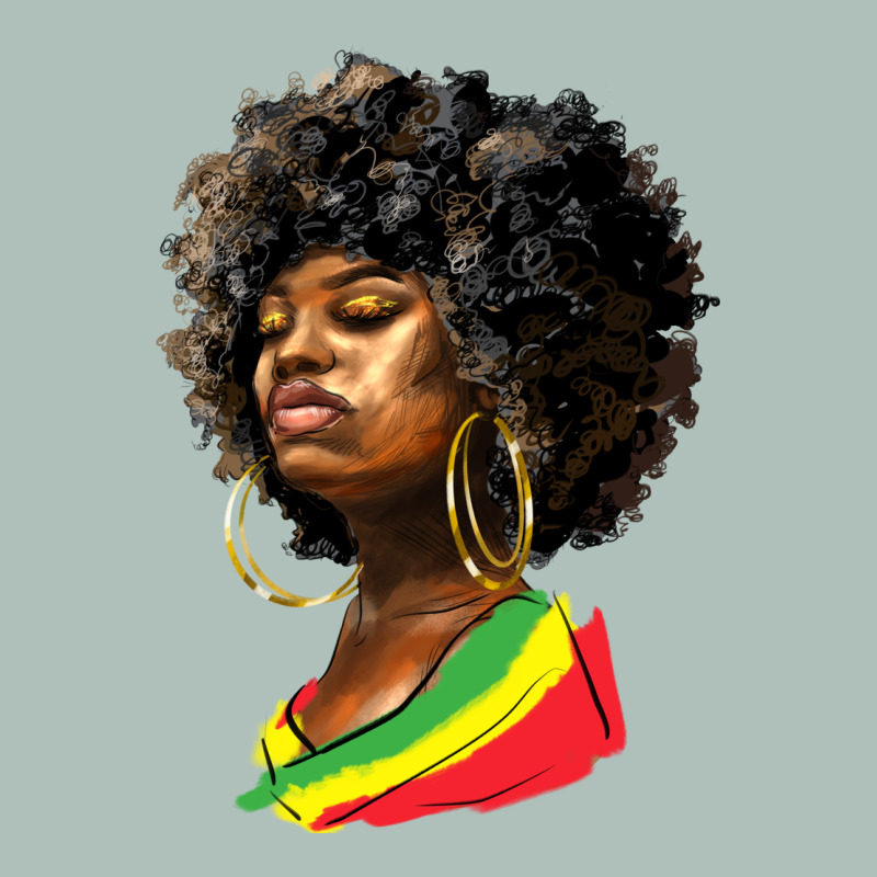 Juneteenth Black Women Heavyweight Hoodie by HRA Design Shop | Teevron
