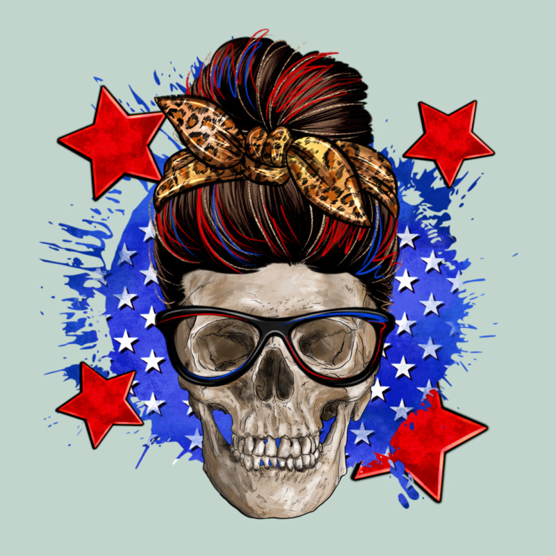 American Mom Skull Zipper Hoodie by Zillion Design Studio | Teevron