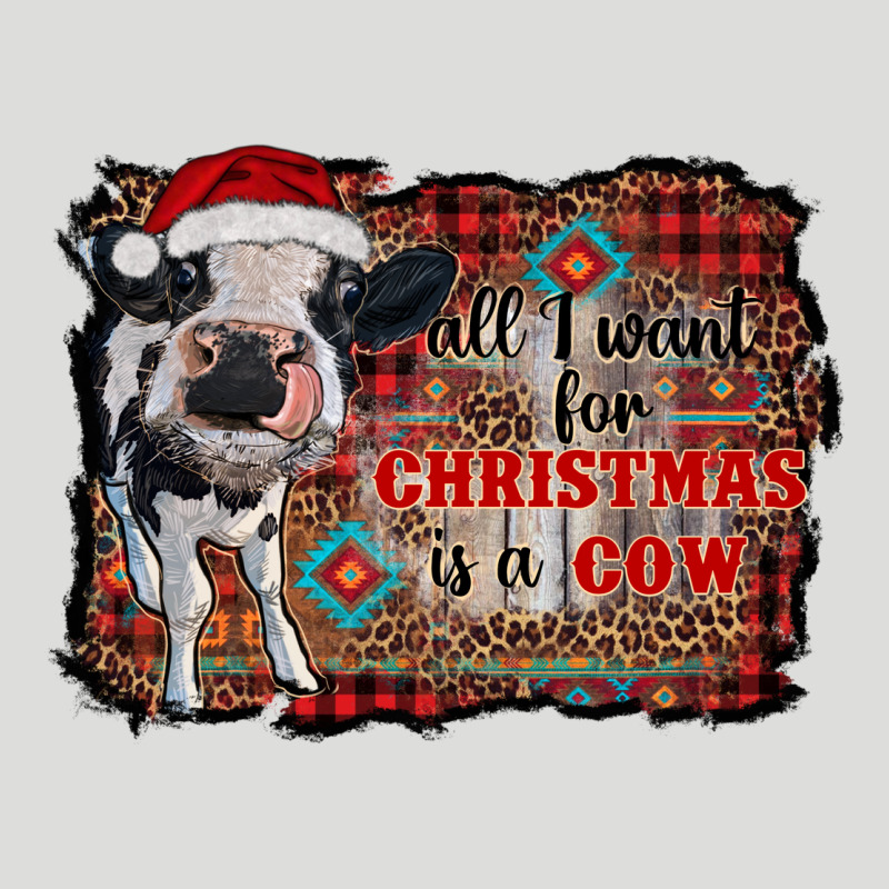 All I Want For Christmas Is A Cow Aztec Zipper Hoodie by RanaPortraitStore | Teevron