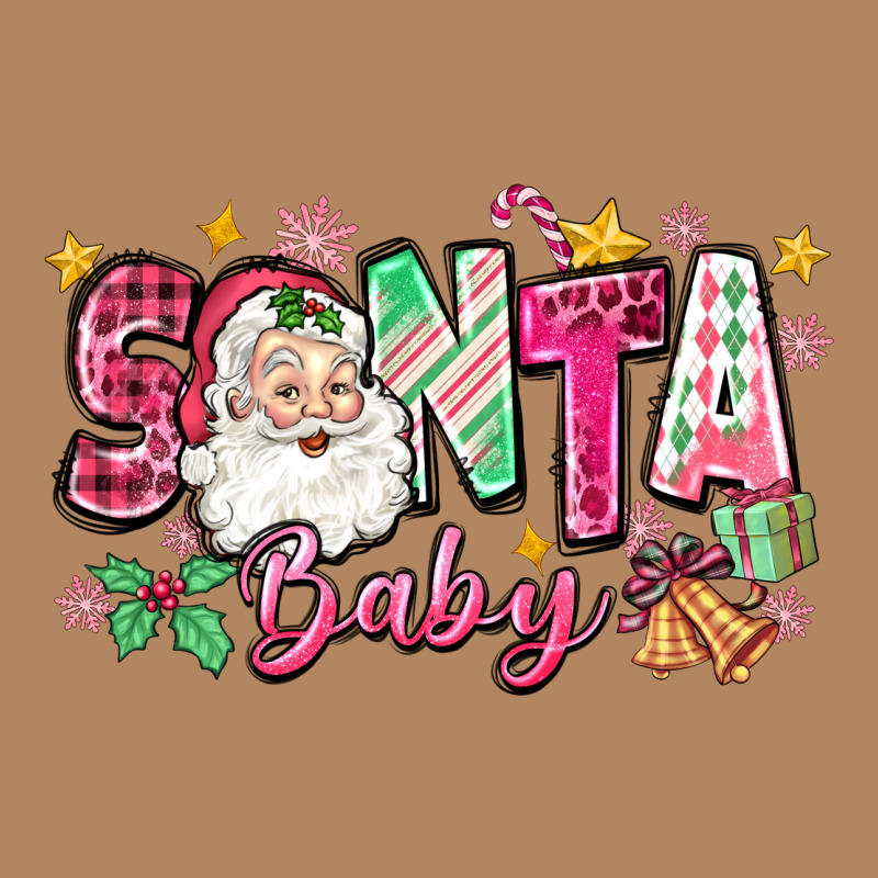 Pink Santa Baby Christmas Long Sleeve Tee by Zillion Design Studio | Teevron