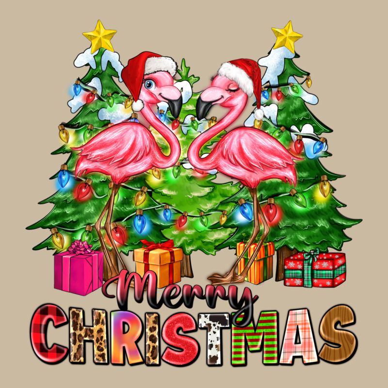 Merry Christmas Flamingo Long Sleeve Tee by Zillion Design Studio | Teevron
