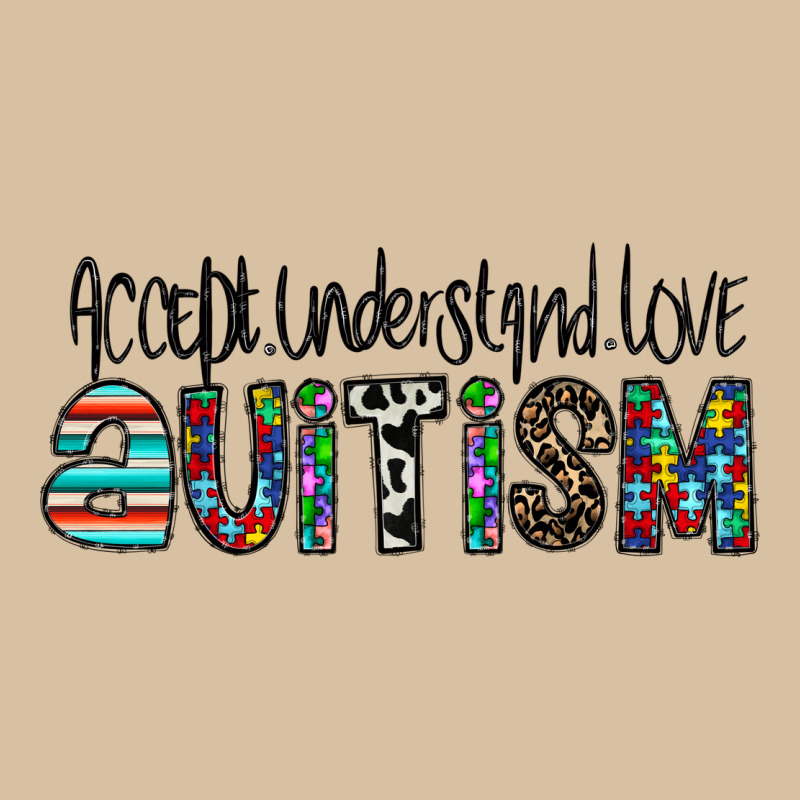 Accept. Understand Love Autism Heavyweight Hoodie by CowhideDigitalArt | Teevron