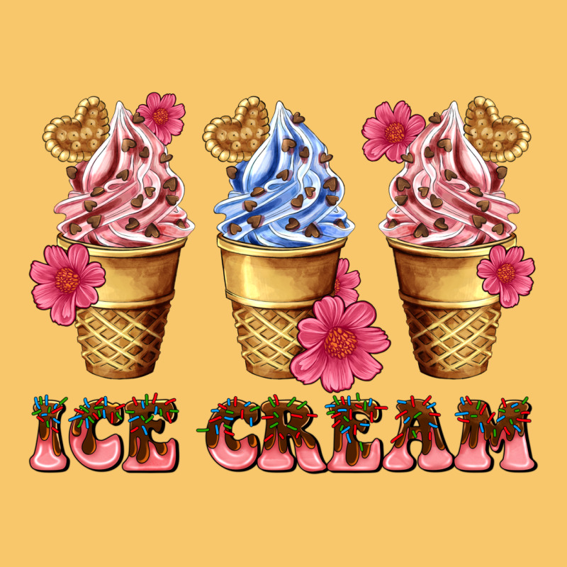 Floral Ice Cream Vintage Hoodie by AdoDesignShop | Teevron