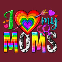 I Love My Moms Zipper Hoodie | Teevron