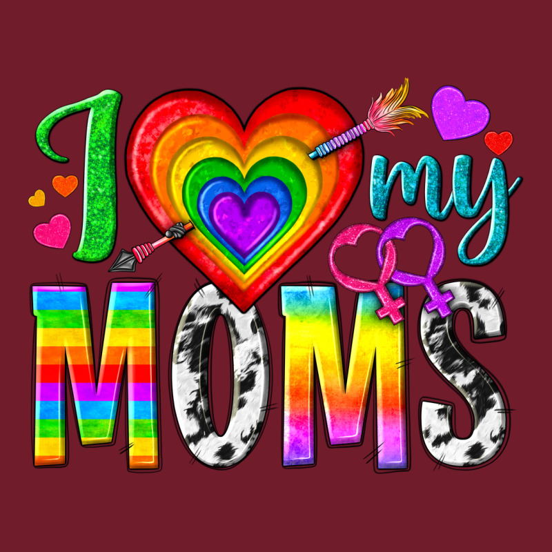 I Love My Moms Zipper Hoodie by texasbilliewilder | Teevron