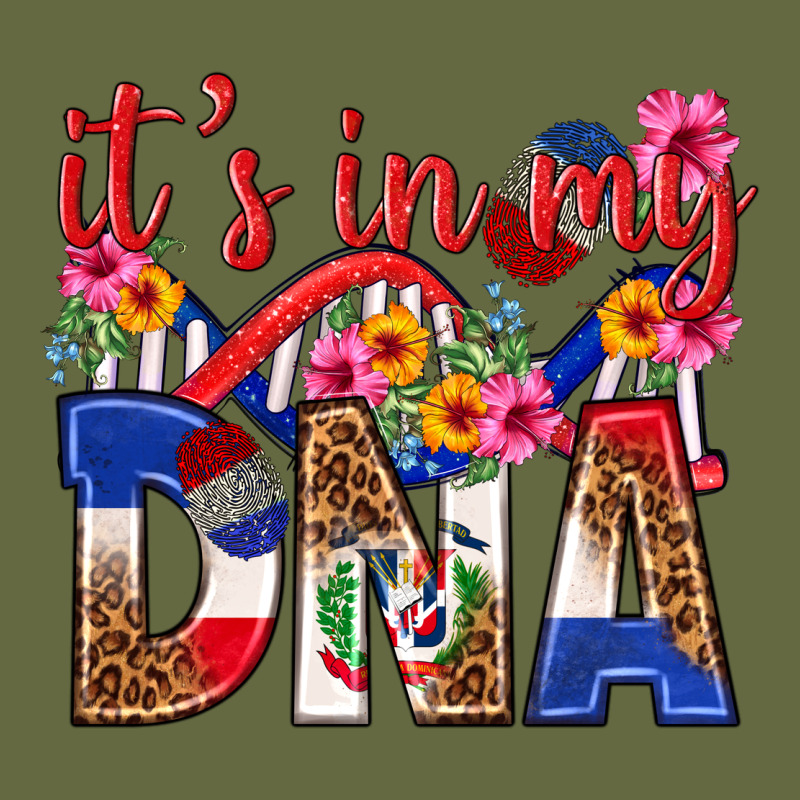 Its In My Dna Dominican Republic Long Sleeve Tee by texasbilliewilder | Teevron