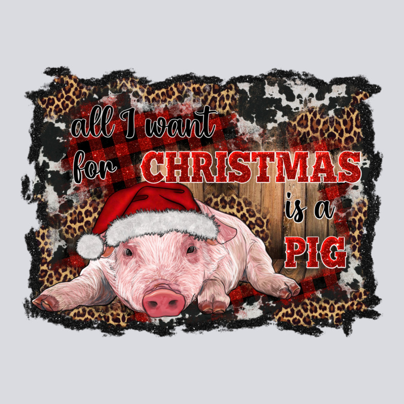 All I Want For Christmas Is A Pig Baby Zipper Hoodie by RanaPortraitStore | Teevron