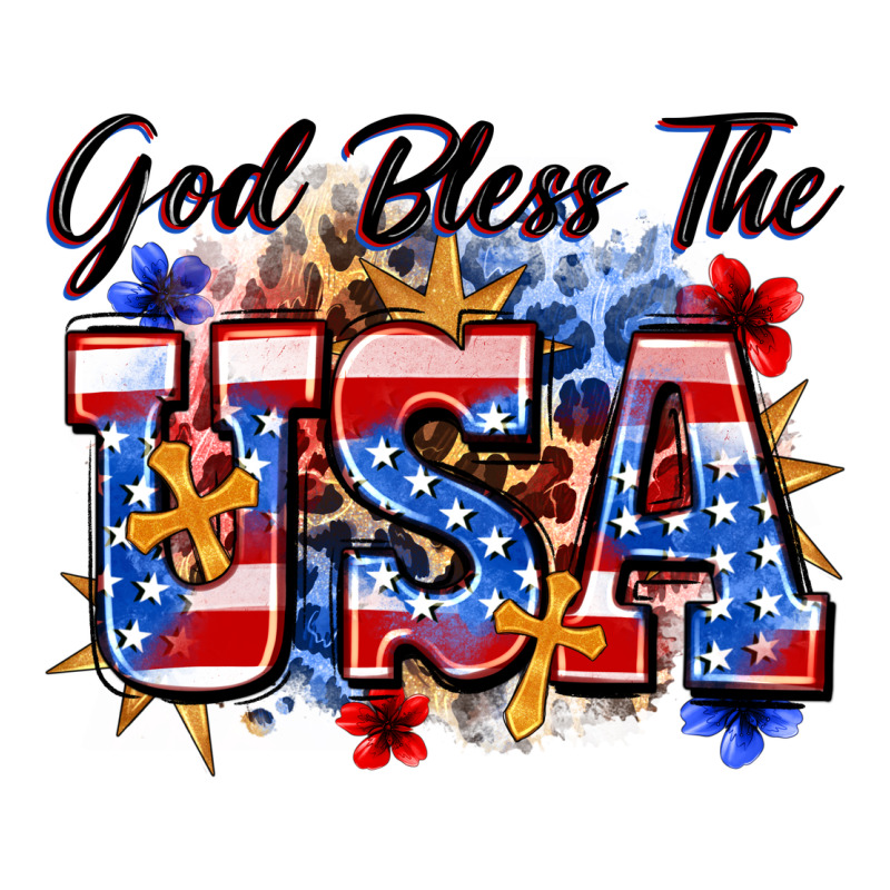 God Bless The Usa Zipper Hoodie by Zillion Design Studio | Teevron