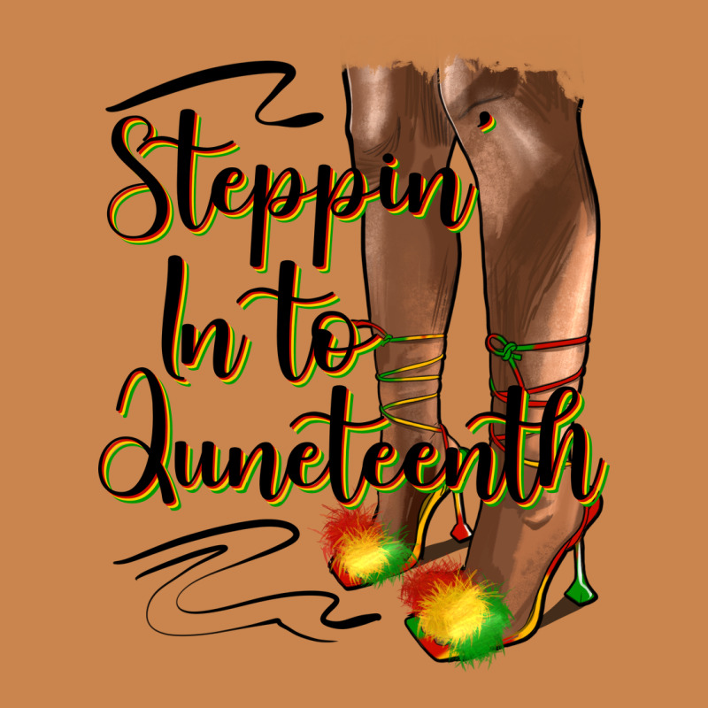 Steppin' In To Juneteenth Heels Heavyweight Hoodie by HRA Design Shop | Teevron