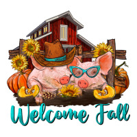 Welcome Fall Pigs Long Sleeve Tee | Teevron