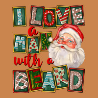 I Love A Man With A Beard Heavyweight Hoodie | Teevron