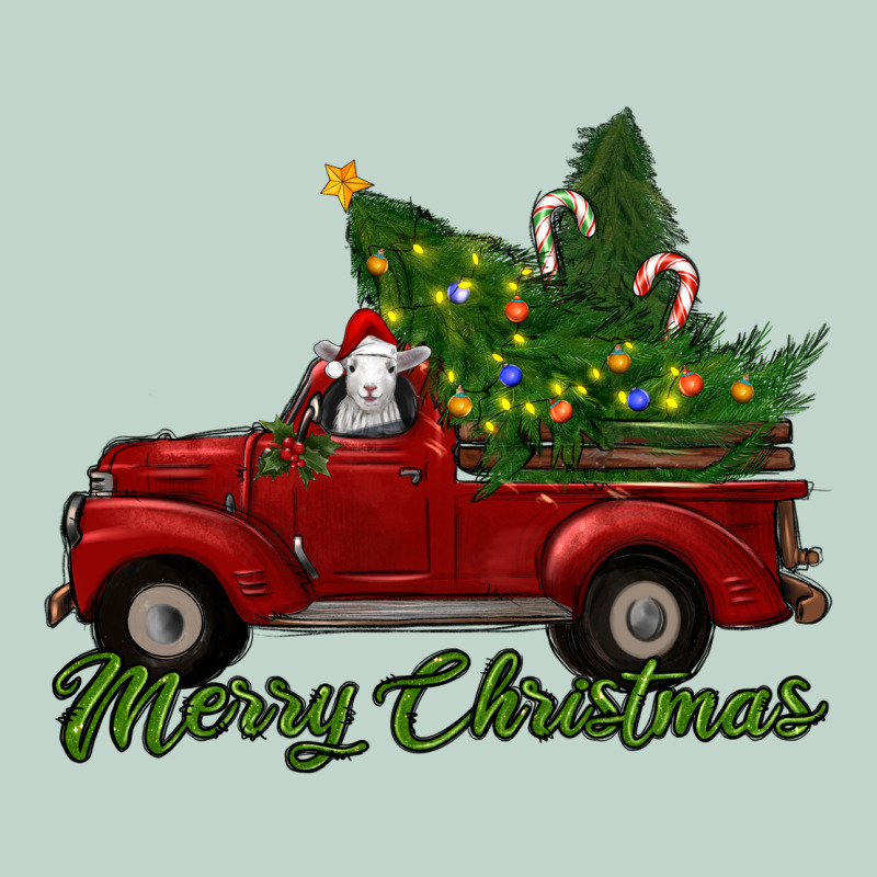 Merry Christmas Baby Sheep Trees With Truck Zipper Hoodie by RanaPortraitStore | Teevron