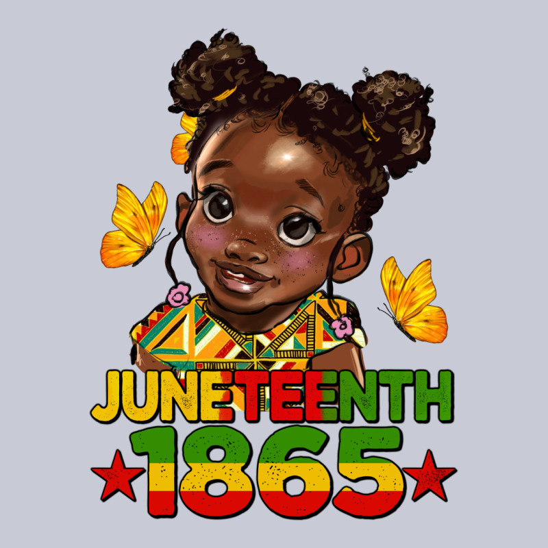 Juneteenth 1865 Afro Girl Heavyweight Hoodie by HRA Design Shop | Teevron