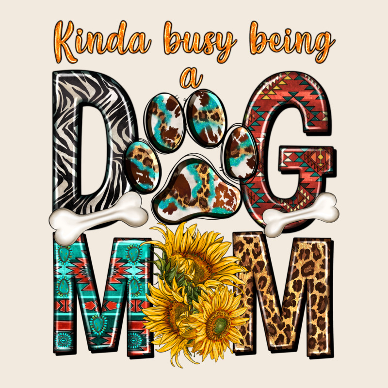 Kinda Busy Being A Dog Mom Zipper Hoodie by texasbilliewilder | Teevron