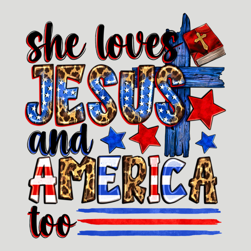 She Loves Jesus And America Too Zipper Hoodie by Zillion Design Studio | Teevron