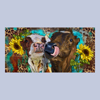 Heifers With Sunflowers And Leopard Long Sleeve Tee | Teevron