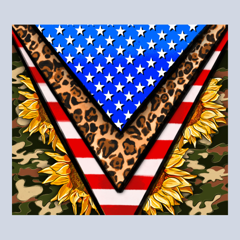American Sunflower And Camouflage Premium Sweatshirt by AdoDesignShop | Teevron