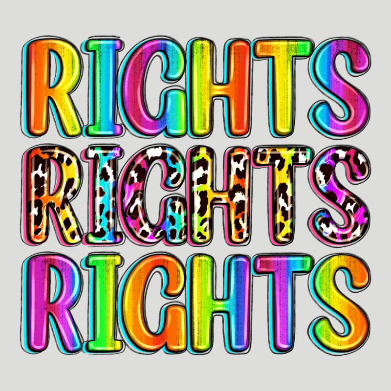 Rights Rights Rights (pride) Zipper Hoodie by Zillion Design Studio | Teevron