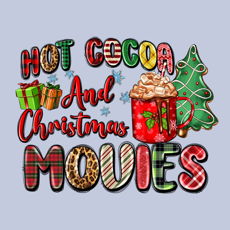 Hot Cocoa And Christmas Movies Long Sleeve Tee by Zillion Design Studio | Teevron