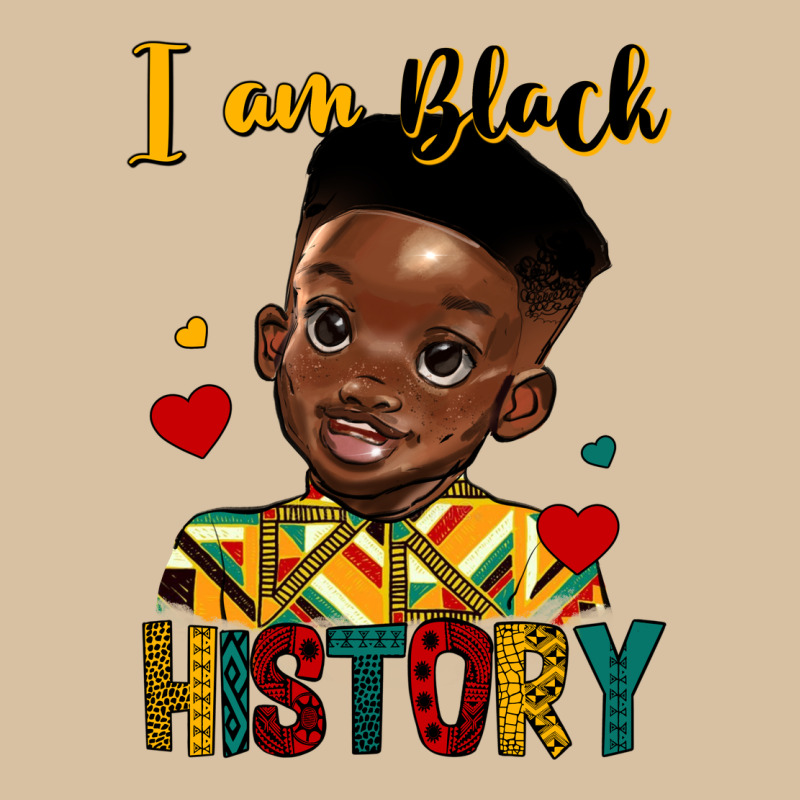 I Am Black History Black Boy Heavyweight Hoodie by HRA Design Shop | Teevron