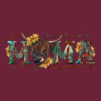 Mama With Highland Cow Long Sleeve Tee | Teevron