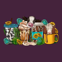 Western Cow Coffee Cup Long Sleeve Tee | Teevron