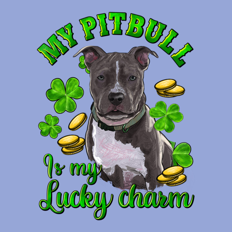 St Patricks Day My Pitbuli My Lucky Charm Classic Tee by RanaPortraitStore | Teevron