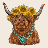 Highland Cow With Sunflower And Gemstone Zipper Hoodie | Teevron