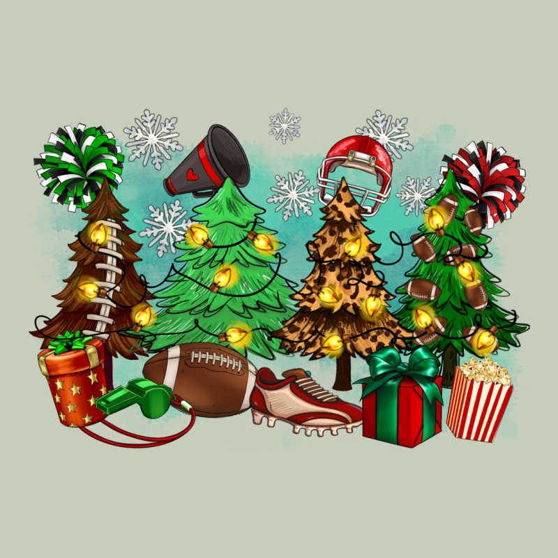 Christmas Trees With Football Long Sleeve Tee by Zillion Design Studio | Teevron