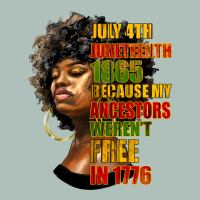 Juneteenth 1885 Because My Ancestors Weren't Free In 1776 Black Woman Heavyweight Hoodie | Teevron