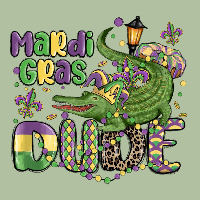 Mardi Gras Dude Alligator Urban Hoodie by MaliasSmallBusiness | Teevron