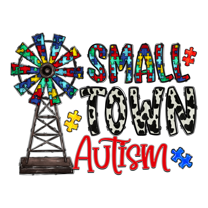 Small Town Autism Heavyweight Hoodie by CowhideDigitalArt | Teevron