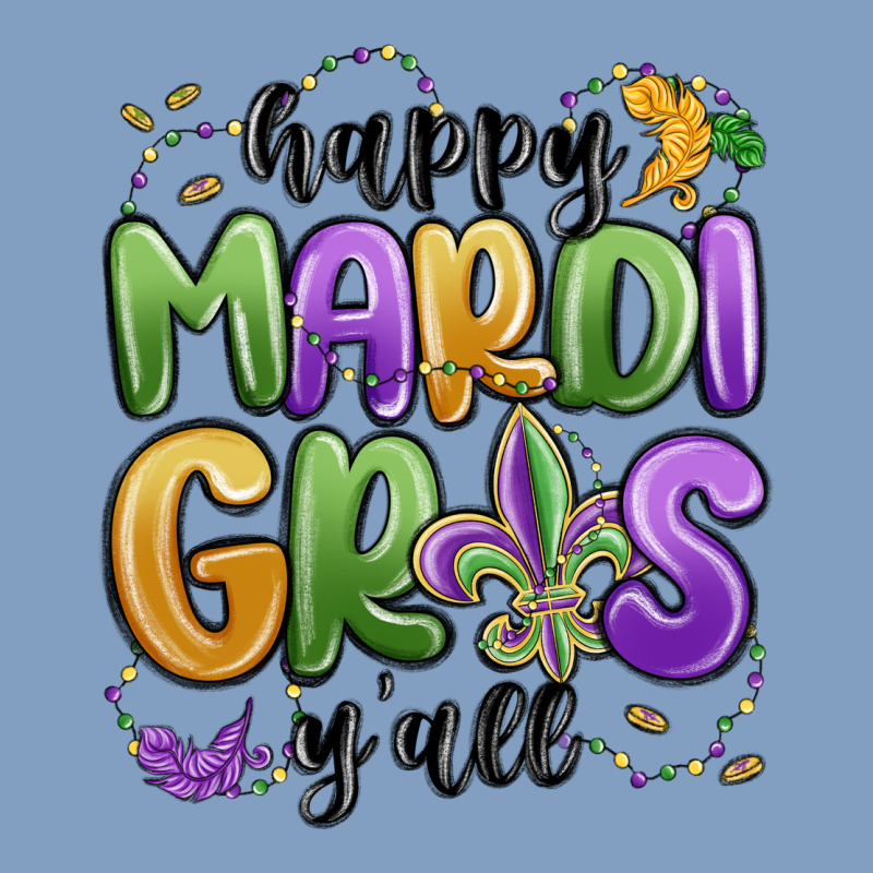 Happy Mardi Gras Y'all Urban Hoodie by MaliasSmallBusiness | Teevron