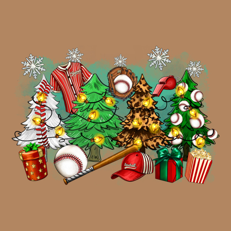 Christmas Trees With Baseball Long Sleeve Tee by Zillion Design Studio | Teevron