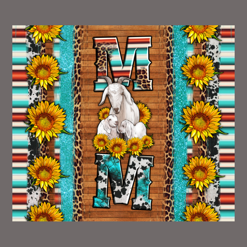 Goat Family Mom Sunflowers Serape Leopard Cowhide Tumbler Urban Heavy Tee by Artiststas | Teevron