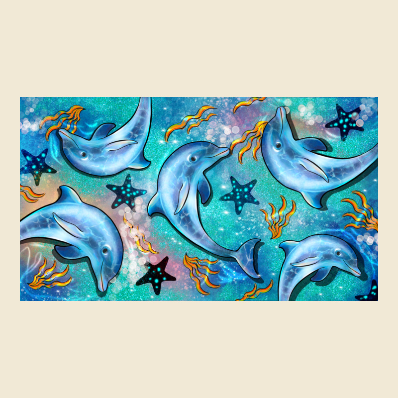 Dolphin  Mug Ladies Tee by BarkalooDesign | Teevron