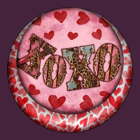 Western Valentine's Day Xoxo Round Earrings Long Sleeve Tee | Teevron