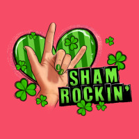 Shamrockin' Rock N Roll Female Hand Premium Sweatshirt | Teevron