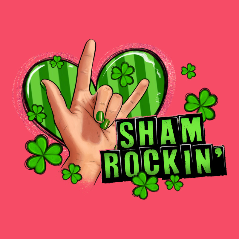 Shamrockin' Rock N Roll Female Hand Premium Sweatshirt by Artiststas | Teevron