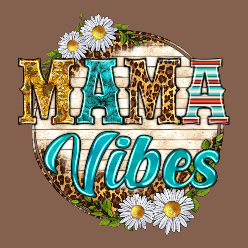 Mama Vibes With Daisies Zipper Hoodie by texasbilliewilder | Teevron