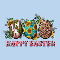 Happy Easter Eggs With Sunflower Leopard And Cactus Classic Tee | Teevron