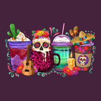 Dia De Los Muertos Coffee Cups Long Sleeve Tee | Teevron